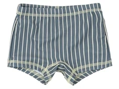 blå og hvid stribet badeshorts fra Petit Piao PP413 blue mirage